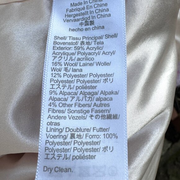 J.Crew Relaxed Topcoat in Italian Brushed Wool - Dusty Rose/Pink - Size Large - Picture 11 of 11